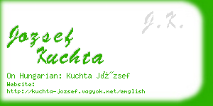 jozsef kuchta business card